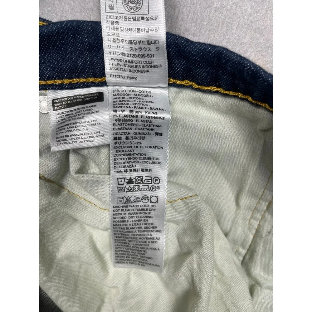 Levis 541 Athletic Taper Mens Jeans Medium Wash Blue Denim 40x29
